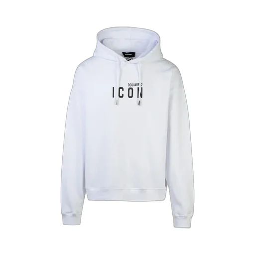Dsquared2 Icon Logo Printed Drawstring Hoodie