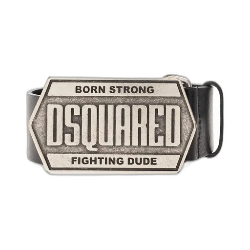 Dsquared2 Logo Plaque Buckle Belt