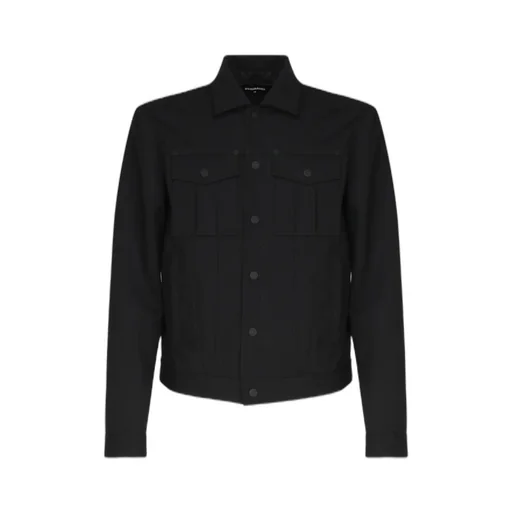 Dsquared2 Long Sleeved Press-Stud Jacket