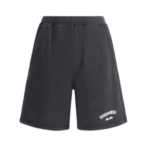 Dsquared2 Logo-Printed Elasticated Waistband Shorts