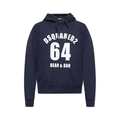 Dsquared2 Logo Printed Drawstring Hoodie