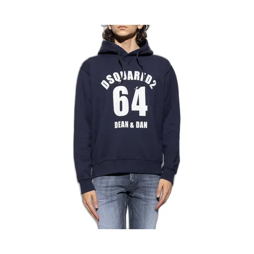 Dsquared2 Logo Printed Drawstring Hoodie