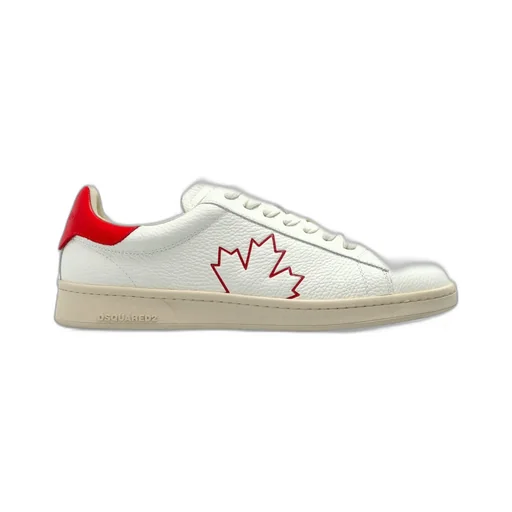Dsquared2 Leaf Printed Low-Top Sneakers