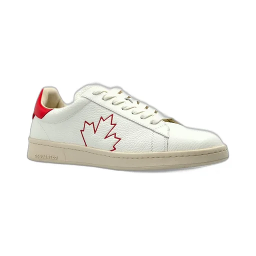 Dsquared2 Leaf Printed Low-Top Sneakers