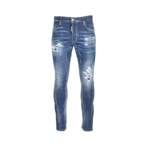Dsquared2 Straight-Leg Diistressed Jeans