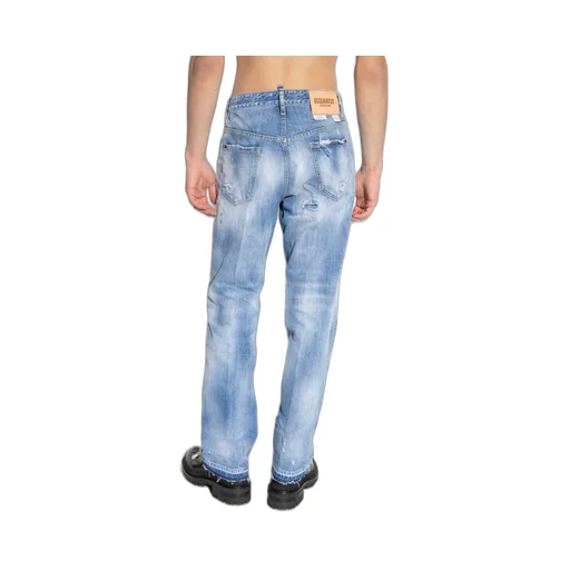 Dsquared2 Straight-Leg Distressed Jeans