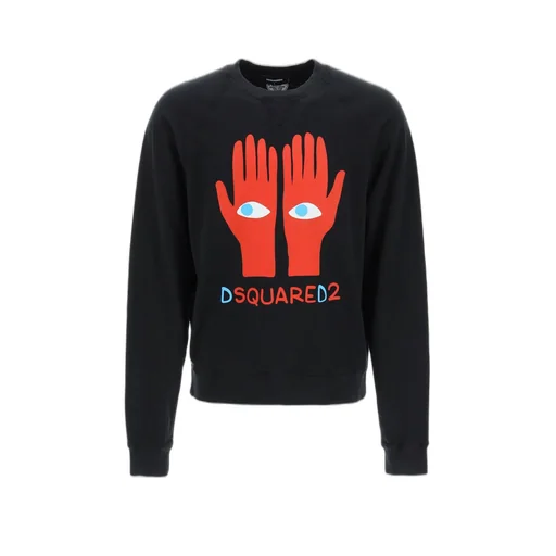 Dsquared2 Logo Printed Long-Sleeved Sweatshirt