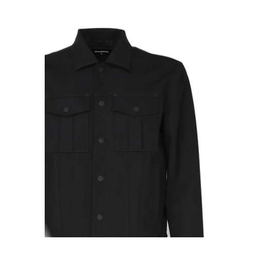 Dsquared2 Long Sleeved Press-Stud Jacket