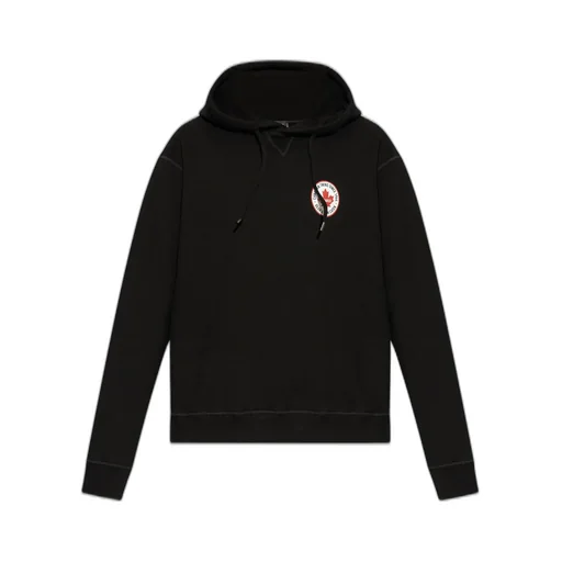 Dsquared2 Cool Fit Logo Patch Hoodie