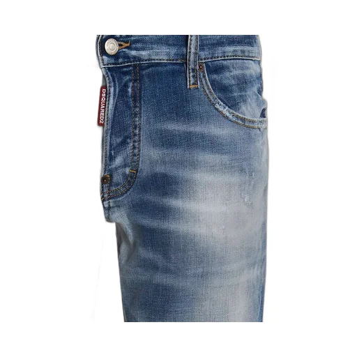 Dsquared2 Logo Embroidered Straight Leg Jeans