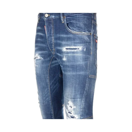 Dsquared2 Straight-Leg Diistressed Jeans
