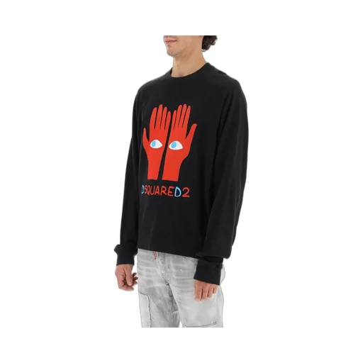 Dsquared2 Logo Printed Long-Sleeved Sweatshirt