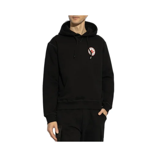 Dsquared2 Cool Fit Logo Patch Hoodie