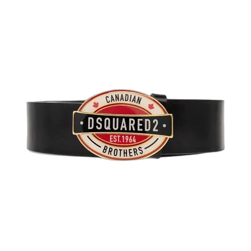 Dsquared2 Logo Plaque Buckled Belt