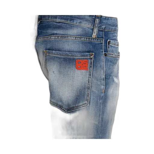 Dsquared2 Logo Embroidered Straight Leg Jeans