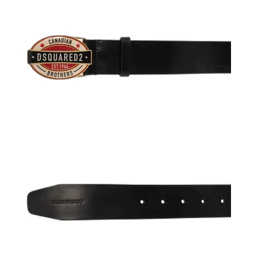 Dsquared2 Logo Plaque Buckled Belt