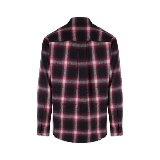 Dsquared2 Logo-Printed Long-Sleeved Checked Shirt