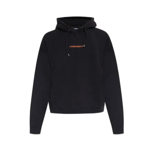 Dsquared2 Logo Printed Drawstring Hoodie