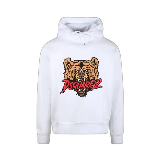 Dsquared2 Bear Logo Cool Fit Hoodie Sweatshirt
