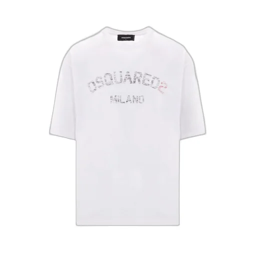 Dsquared2 Logo Printed Crewneck T-Shirt