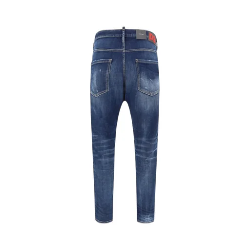 Dsquared2 Skater Logo Patch Distressed Jeans