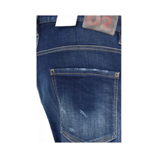 Dsquared2 Skater Logo Patch Distressed Jeans