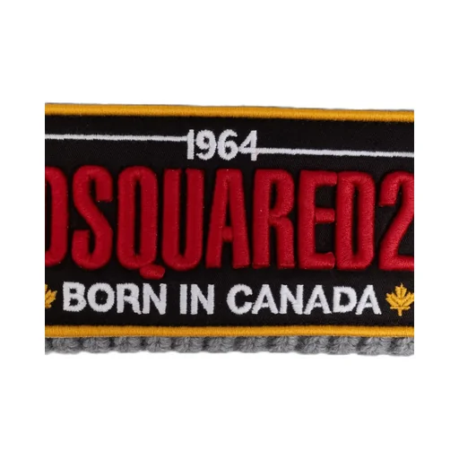 Dsquared2 Logo Patch Knitted Beanie