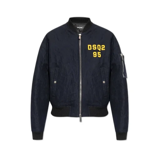 Dsquared2 Logo Patch Zipped Jacket