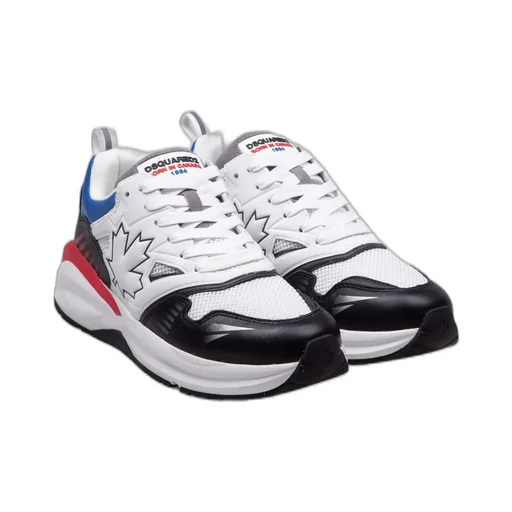 Dsquared2 Dash Maple Leaf Quilted Sneakers