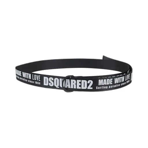Dsquared2 Allover Logo Printed Belt