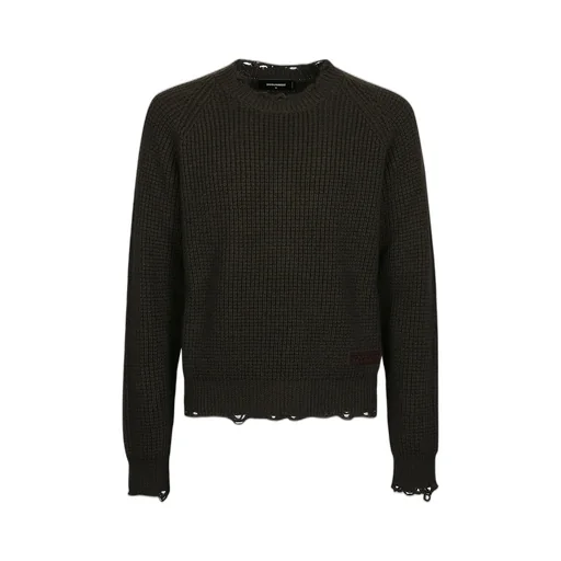 Dsquared2 Distressed Knitted Jumper