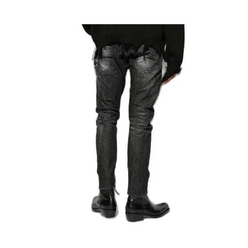 Dsquared2 Low-Rise Distressed Slim-Fit Jeans