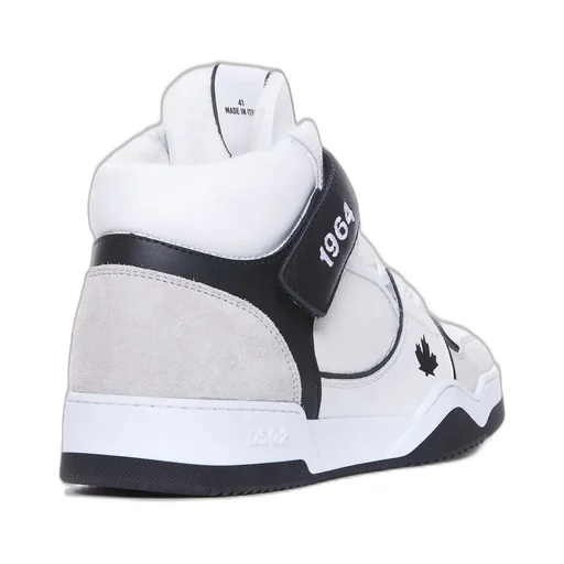 Dsquared2 Spiker Round Toe Lace-Up Sneakers
