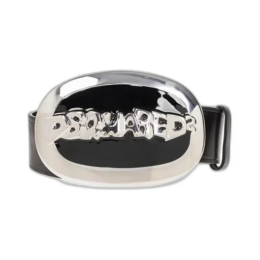 Dsquared2 Logo-Plaque Buckle Belt