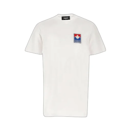 Dsquared2 Logo Patch Crewneck T-Shirt