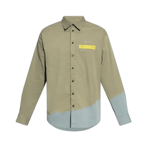 Dsquared2 Logo Printed Long Sleeved Shirt