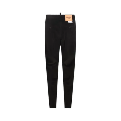 Dsquared2 Logo Patch Straight-Leg Corduroy Trousers