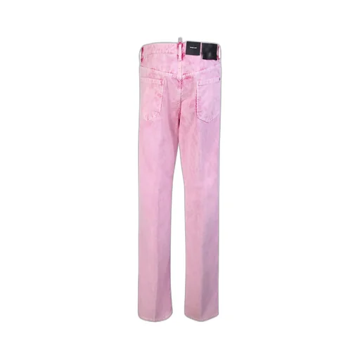 Dsquared2 Tie-Dyed Printed Stretched Straight Trousers
