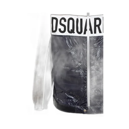 Dsquared2 Logo Printed Zipped Windbreaker