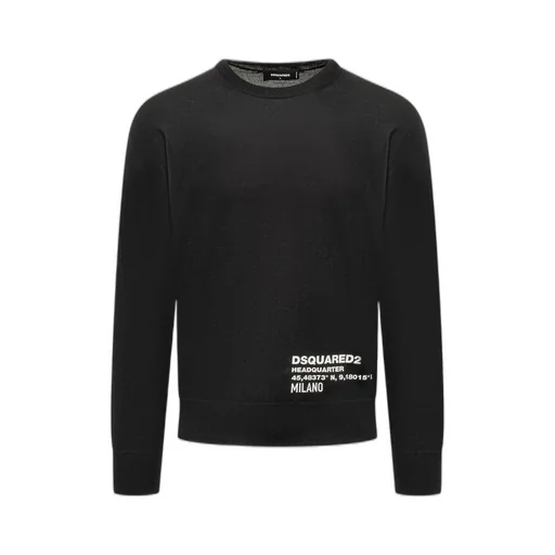 Dsquared2 Logo Printed Crewneck Jumper