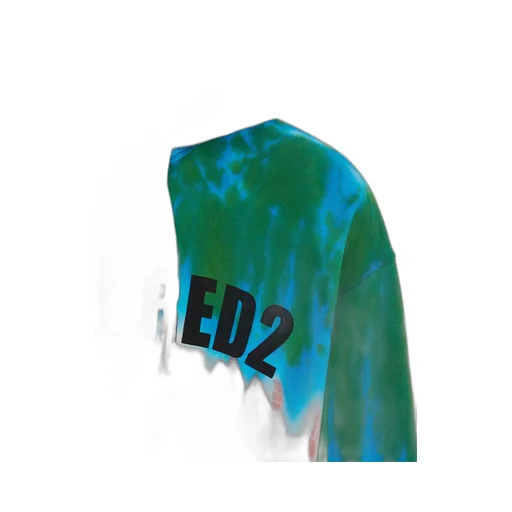 Dsquared2 Tie-Dyed Logo Printed Hoodie
