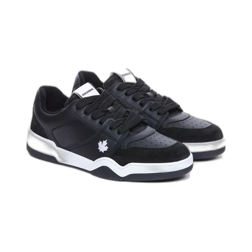 Dsquared2 Logo-Embroidered Low-Top Sneakers
