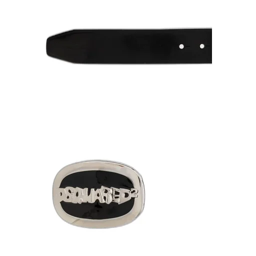 Dsquared2 Logo-Plaque Buckle Belt
