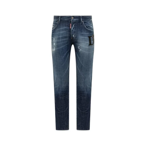 Dsquared2 Distressed Slim-Fit Jeans