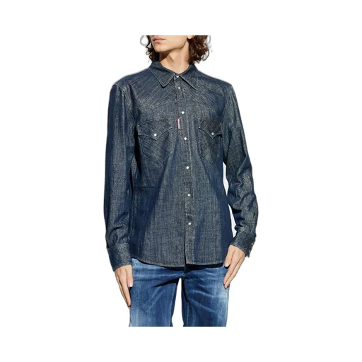 Dsquared2 Flap Pocket Denim Shirt