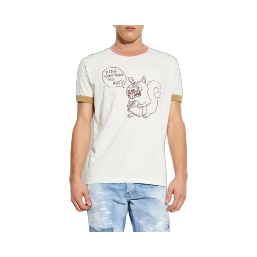 Dsquared2 Graphic Printed Crewneck T-Shirt