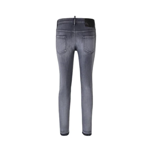 Dsquared2 Faded Straight-Leg Skinny Jeans
