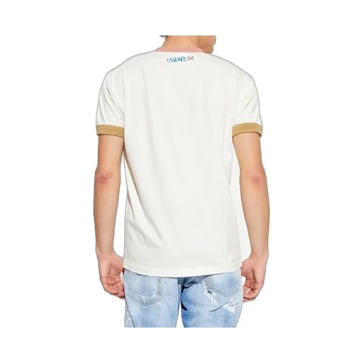 Dsquared2 Graphic Printed Crewneck T-Shirt