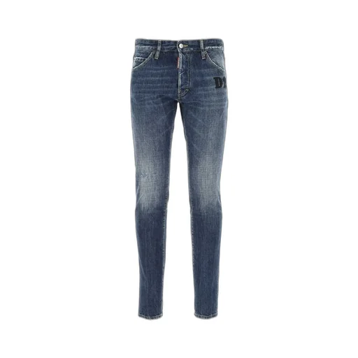 Dsquared2 Logo Patch Slim-Cut Jeans