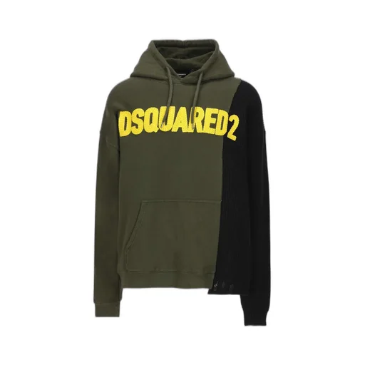 Dsquared2 Panelled Drawstring Hoodie